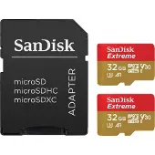 SanDisk Extreme microSDHC 32GB + SD