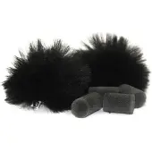 Rycote Karvainen tuulisuoja Nappimikki, kahden pakkaus,