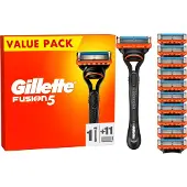Gillette Fusion5 partakone + vaihtopäät 11 kpl