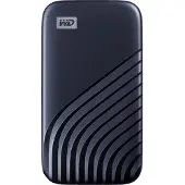 Western Digital WD My Passport SSD 2 Tt USB 3.2 Gen 2 (USB-C) -ulkoinen SSD, kannettava, laitteistosalaus, salasanasuojaus, sininen