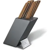 Victorinox Swiss Modern -veitsitukkisetti, 6 osaa, antrasiitti/pähkinäpuu