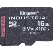 Kingston – 16GB microSDHC Industrial C10 A1 pSLC Card w/o Adapter (SDCIT2/16GBSP)