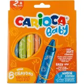 Carioca Lasten väriliitusarja 8 kpl Baby Wild +2 vuotiaille