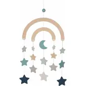 Goki Wooden Baby Mobile Starry Sky Blue