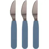 Filibabba Silikone Knive 3-Pak - Powder Blue - Blue - L14CM