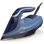 Philips Azur 8000 Series DST8020/21 Höyrysilitysrauta, Höyrysilitysrauta, SteamGlide Elite -pohjalevy, 2,5 m, 210 g/min, Vaaleansininen, 45 g/min