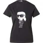 Karl Lagerfeld Paita 'Ikonik 2.0' musta / valkoinen