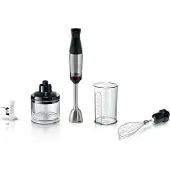 Bosch Serie 6 MSM6M622 tehosekoitin Blender til madlavning 1000 W Sort, Rustfrit stål