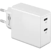 Goobay Dual USB-C PD fast charger (36 W) white