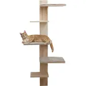 Kerbl Pet seinäraapimispylväs Timber kissoille luonnon väri /harmaa