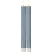 Star Trading LED antiikkikynttilä sininen 2kpl 25cm