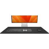 TwelveSouth DeskPad -pelihiirimatto rannetuella, 746x400 mm, musta