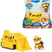 Ryhmä Hau Patrol - construction site vehicle with Rubble figure, toy vehicle
