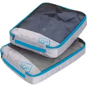 Go Travel Twin Packing Cubes Blue Pakkauspussit OneSize