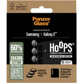 PanzerGlass Samsung Galaxy S25 Hoops kameran linssin suojus - Musta