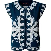 Pepe Jeans for woman. PL402531 Waistcoat Heaven navy (XS), Casual, Cotton