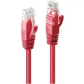Lindy patch cable - 3 m - red - Punainen - 3m