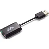 Modmic GDL-0424 ulkoinen USB-äänikortti - musta