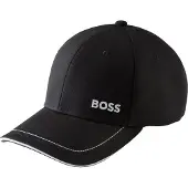BOSS for man. 50492716 Cap Detail black (OSFA), Casual, Cotton