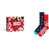 Happy socks 2-Pack Wine Socks Gift Set - Red - 36-40
