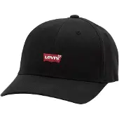 Levi's Housemark Flexfit Cap Caviar P - Black - ONE SIZE