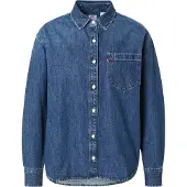 Levi's Pusero 'Harlie Boyfriend Shirt' sininen denim