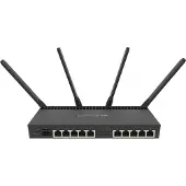 Mikrotik RB4011iGS+5HacQ2HnD-IN langaton reititin Kaksikaistainen (2,4 GHz / 5 GHz) Gigabit Ethernet Musta