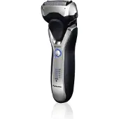 Panasonic ES-RT67-S503 Akkukäyttöinen Sähköhöylä Wet &amp; Dry, Tarkat Terät, 3 Terää, Integroitu Trimmeri, Hopea