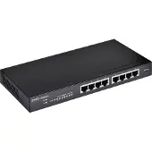 Zyxel gs1900-8 v2, 8 port gbe l2 smart switch, desktop, fanless (5y warranty)