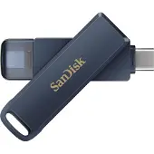 SanDisk Phone Drive for iPhone 256GB USB-C/Lightning Flash muisti