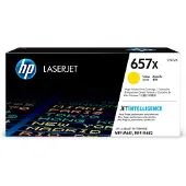 HP 657X alkuperäinen riittoisa keltainen LaserJet -värikasetti, 23000 sivua, Keltainen, 1 kpl