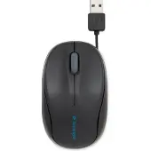 Kensington Pro Fit Retractable Mobile -langallinen hiiri, musta