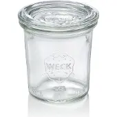 Weck Hillopurkki sis. matala 14cl 140ml Ø6x6.9cm 12kpl/pakkaus
