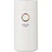 Adler AD 4446wg -kahvimylly 75 g, valkoinen
