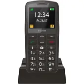 Beafon SL260 LTE - 4G, Silver Line, suurinäppäiminen matkapuhelin, musta-hopea
