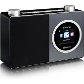 Lenco Internetradio Bluetoothilla, värinäytöllä, herätyskellolla