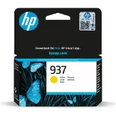 HP 937 keltainen alkuperäinen mustepatruuna, Perusvärintuotto, Keltainen, 1 kpl, 800 sivua, Kertapakkaus