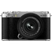Fujifilm X-M5 SILVER Kit XC 15-45mm, 26,1 MP, 6240 x 4160 pikseliä, X-Trans CMOS 4, 6.2K, Kosketusnäyttö, Hopea