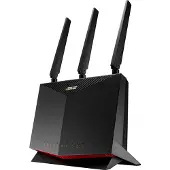 Asus 4G-AC86U, Wi-Fi 5 (802.11ac), Kaksitaajuus (2,4 GHz/5 GHz), Ethernet LAN, 3G, Musta, Pöytäreititin (90IG05R0-BM9100)