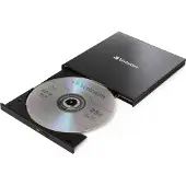 Verbatim 43888 Ultra HD 4K Slimline - Ulkoinen Blu-ray-kirjoitin, Musta