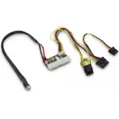 Inter-Tech 88882188, 160 W, 20-pin ATX, Palvelin, Musta, 53 mm, 40 mm