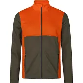 Seeland Elliot fleece Pine Green/Hi-Vis Orange L