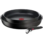Tefal Ingenio Unlimited paistinpannusetti 3 osaa Musta