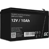 Green Cell – AGM50, 12 V, 10 ah, Musta, VRLA AGM, 10000 mAh, 2,45 kg