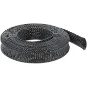 DeLOCK – Braided Sleeving stretchable 10 m x 25 mm black (18904)