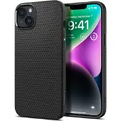 Spigen Liquid Air iPhone 14-skal - matt svart