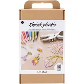 Creativ Company Kutistemuovi DIY-setti Korvakorut & Kaulakorut