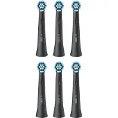 Oral-B iO Gentle Care Black vaihtoharjat, 6 kpl, musta