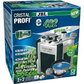 JBL - CristalProfi e402 Greenline External Filter 400L/h 400 l/h - Akvaariotarvikkeet - Akvaarion pumput ja suodattimet - Ulkosuodatin