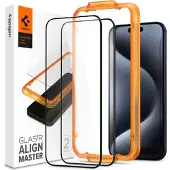 Spigen iPhone 15 Pro Spigen ALM Glas.tR Panssarilasi - 9H - 2 Kpl.